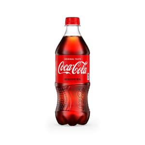 Botella de 20 fl OZ de gaseosa Coca-Cola